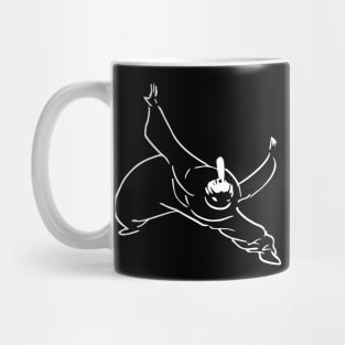 kung-fu funny comic figure Mug